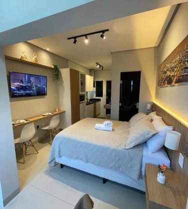 Studio Compacto e Moderno Perfeito para Casais