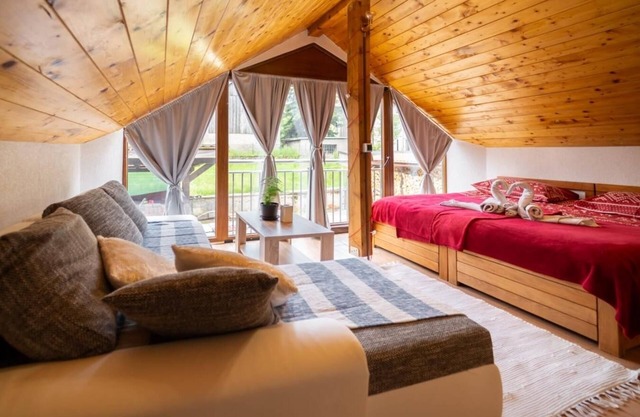 Studio flat with air-conditioning Delnice, Gorski kotar (AS-24261-a)