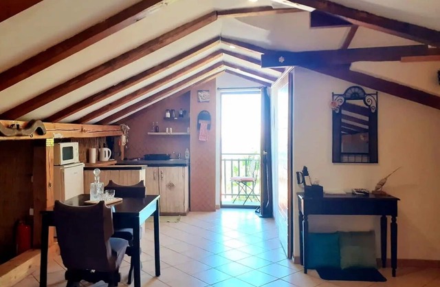 Studio flat with balcony and sea view Bunica, Senj (AS-22142-a)