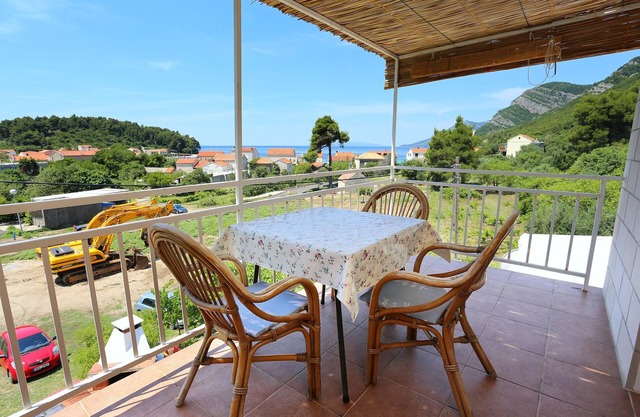 Studio flat with terrace and sea view Žuljana, Pelješac (AS-254-a)