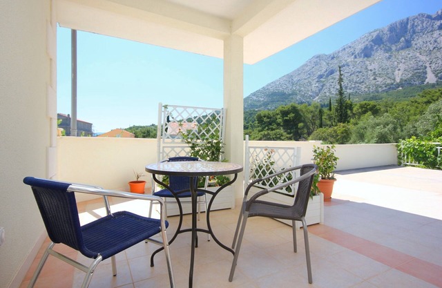 Studio flat with terrace Orebić, Pelješac (AS-10423-b)