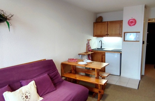 Studio in Les Adrets-Prapoutel near slopes and center