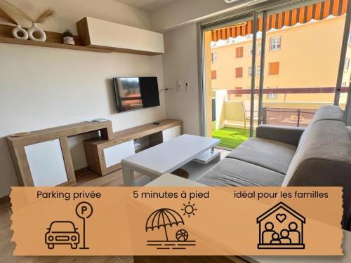 Studio Kialeo près de la plage avec parking voiture