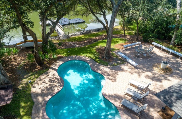 STUNNING 4BR HOME IN SEA PINES WITH POOL, DOCK & CLOSE TO BEACH