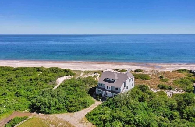 Stunning East Sandwich Home On Private Beach RPAM100