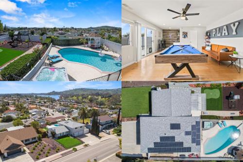 "Stunning Entertainment Home with Pool, Jacuzzi, Golf, Bocce Ball & Scenic Views!"