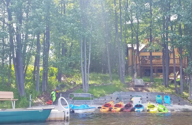 Stunning lakefront home in the Big Bass Lake Community