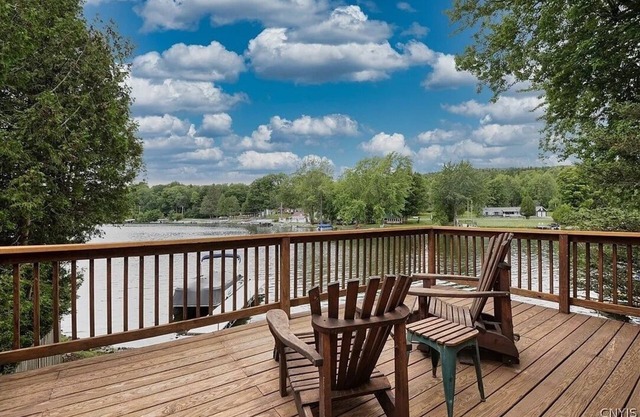 Stunning views from this lake house on the water