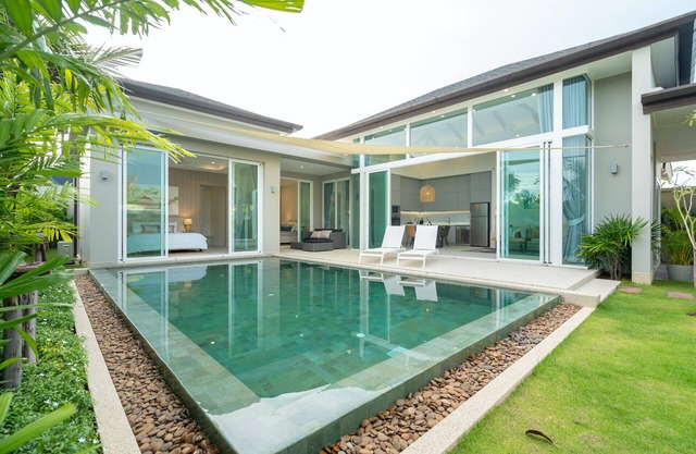 Stylish Pool Villa 10 Min to Layan Beach - 3 BR