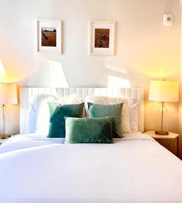 Sunny 1B1B Apt with full kitchen, Walk to Convention Center