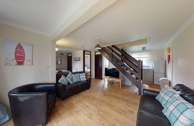 Surrounded by trees, and grassy areas and just a short walk from the on site facilities