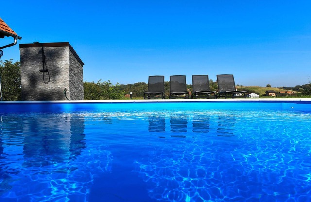 Tasteful property with many amenities and beautiful panoramic views of the countryside.