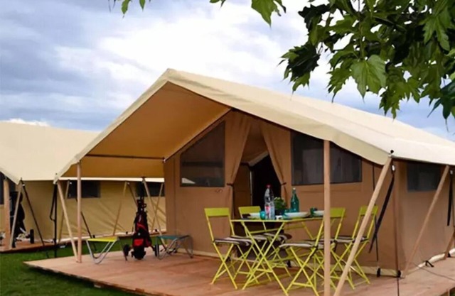 Tent Lodge Cabanon auf Stelzen 2 Schlafzimmer 5 Personen