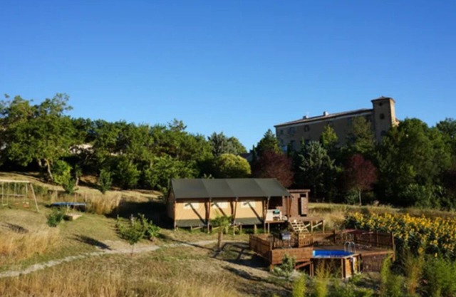 Tent Safari Avec Piscine Prive et Belle Vue, Mas du Fontaoulie