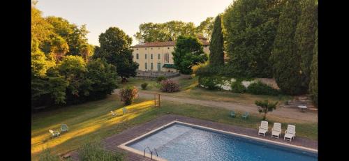 Terrasse avec vue Domaine Viticole