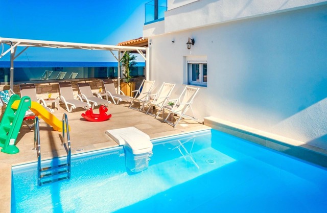 Thalassa Beachfront Villa with private pool