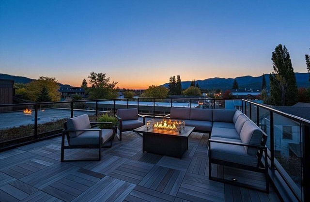 The Aerie Loft 204 | Luxury 3BR/3BA Downtown Whitefish Condo with Rooftop Deck & Fireplace