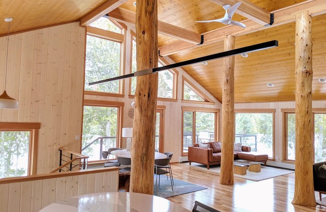 The Light Lake House located in the North Woods