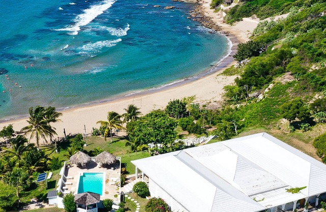 The Most Beautiful 4-acre Private Beachfront Villa with Pool and Chef