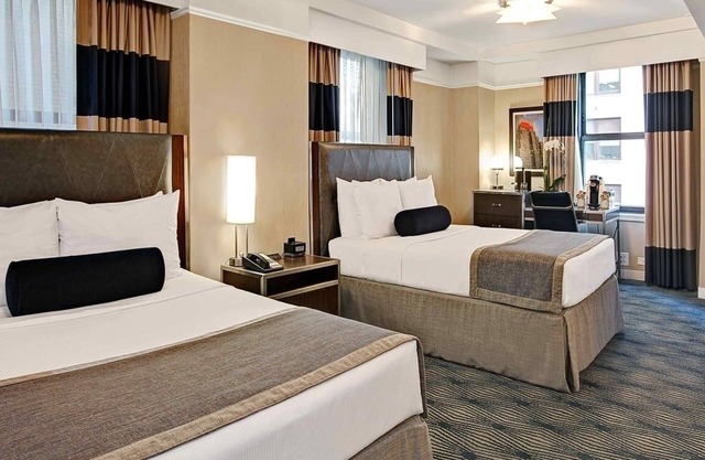 The New Yorker Hotel | 2 Double Beds | Artistic Room Near Penn Station