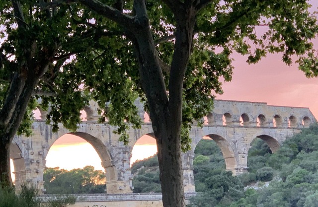 The Pacificae near the Pont du Gard