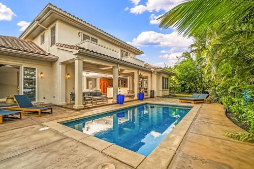 Tiki Villa In Poipu 5 Bd4bth, Pool & Ac Sleeps16