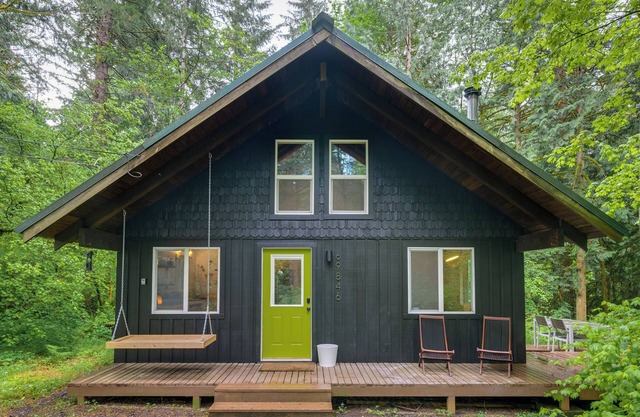 Tiny: An A-Frame Cabin in the Woods