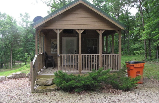 TLC-Tiny Cabin with loft located in park like setting.