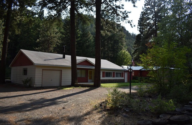 Tranquil, Nostalgic Riverfront Property on 1/2 acre on White Pass