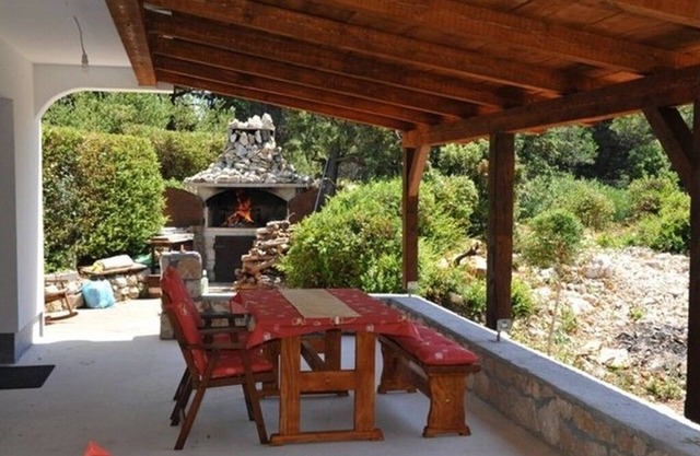 Two bedroom apartment with terrace and sea view Kampor, Rab (A-24554-b)