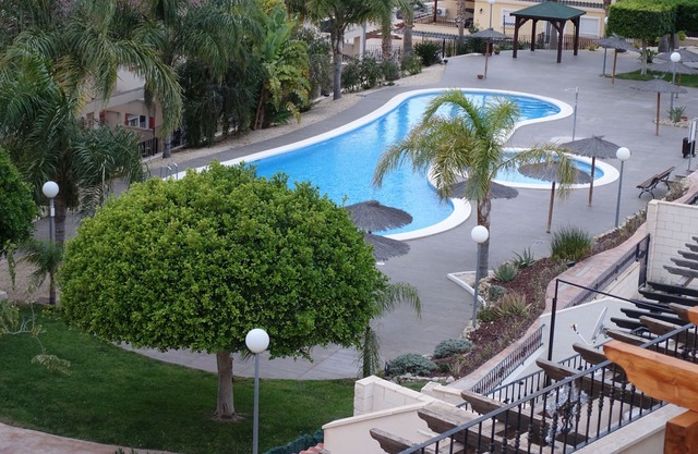 Two Bedroom Penthouse Apartment, aircon, wi fi and communal swimming pool.