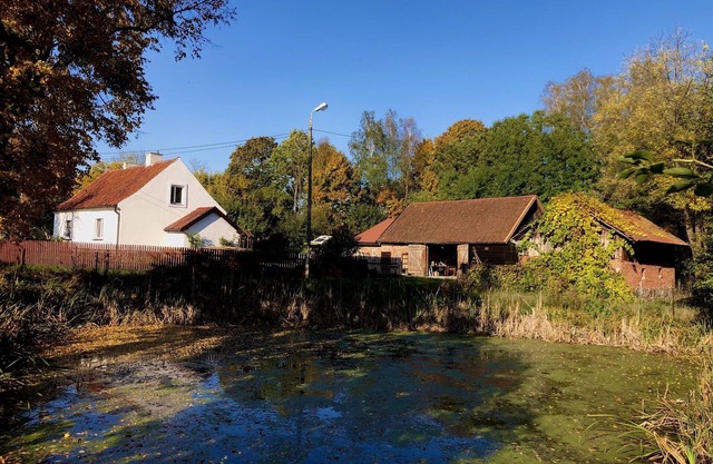 Typical Warmia country house near lakes