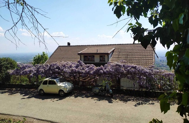 Une Fenêtre sur le Piémont sur la Colline de Turin, à Revigliasco Torinese