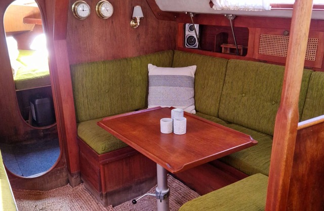 Unique and cozy boat accommodation in Nørrekaas Marina, Rønne