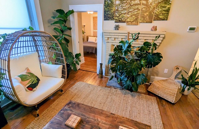 Unique Bungalow Lots of Plants Close to Downtown