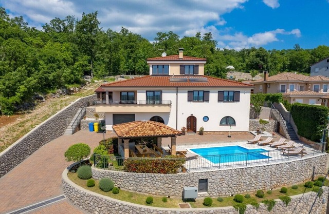 Unique villa with private pool near Kastav