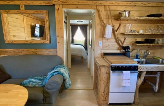 Unit 9 at the Cedaredge Lodge: Creekside Comfort with a Touch of Mountain Magic.