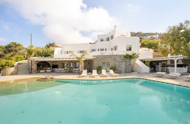 Unrivaled luxury awaits at our vast Mykonos villa, the perfect summer escape.