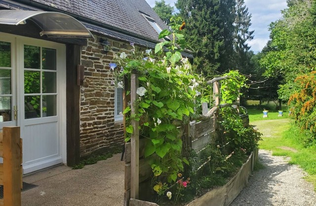 Vacation apartment in 4Ha nature area with pond. Bike rental and games for everyone.