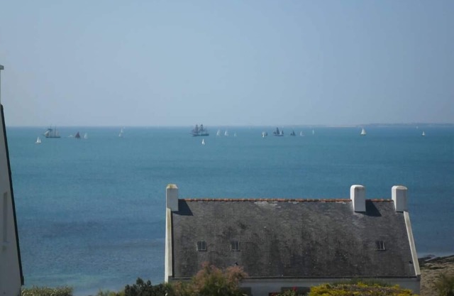 Vacation home, beautiful view of the islands, beach 150 m, Nordic bath (option)