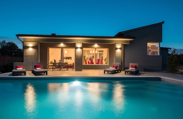 Villa Anton with private swimming pool in a small village near Labin,Istra