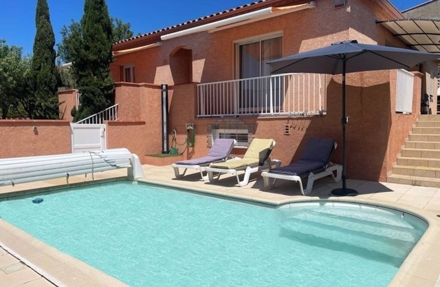 Villa Avec Piscine,barbecue,terrasse,proche de la Mer. Idéal Pour les Familles