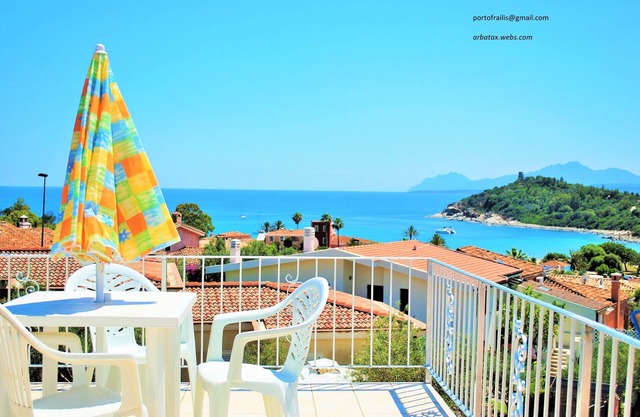 Villa delle Rose on the bay of Porto Frailis, Arbatax