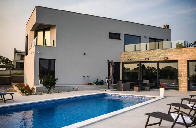 Villa EmMa Istria in Central Istria with sea view, pool heating and underfloor heating