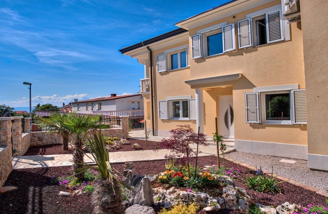 Villa in Njivice on the island Krk-swimming pool, BBQ, seaview, garden*