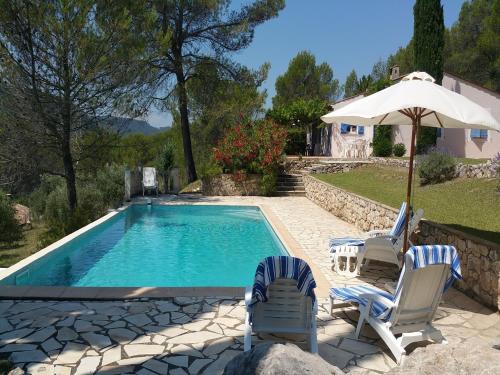 Villa in Salernes with Pool and Scenic Views