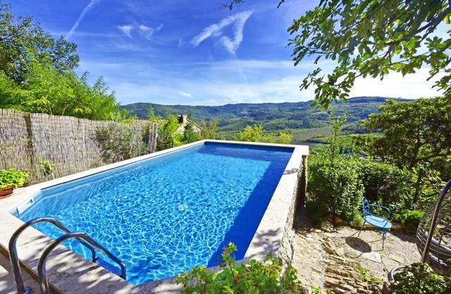 Villa Luna house whit the pool in heart of Motovun