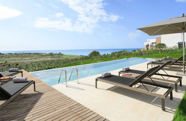 Villa Mediterranea, a beautiful and charming four-bedroom villa with private pool and stunning v...