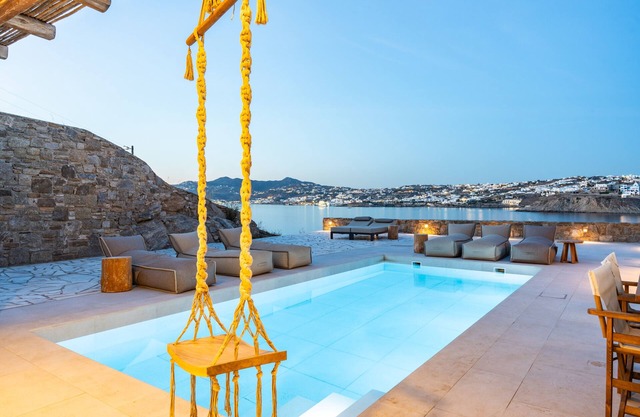 Villa 'Myko By The Sea' with Sea View, Wi-Fi and Air Conditioning