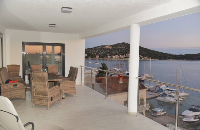 Villa Pina Tisno TOP* Luxury penthouse Panorama with fantastic sea view